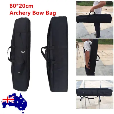 Archery Bow Bag Portable Recurve Bow Hunting Bow Sporting Storage Bag 80x20cm AU • $30.63