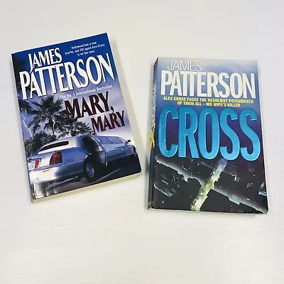 $24.98 • Buy James Patterson Alex Cross #11 #12 Crime Mystery Thriller Lot Bundle 2 Large PB