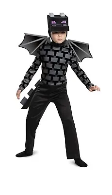 NEW Minecraft Ender Dragon Halloween Kids Costume W/ Wings Tail Mask Small 4-6 • $19.99