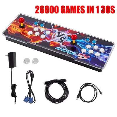 Pandora Box 30s 26800 In 1 Retro Video Games 3D+2D Double Sticks Arcade Console • $110.90