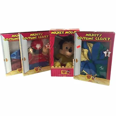 Worlds Of Wonder Talking Mickey Mouse 1987 Disney Stuffed Doll 3 Outfits In Box • £246.07