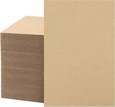 Mat Board Center 100-Pack 4X6 Corrugated Cardboard Sheets Trading Card Protect • $22.63
