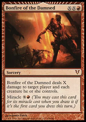 Mtg Bonfire Of The Damned Exc - Bonfire Of The Damned - Avr - Magic • $3.24