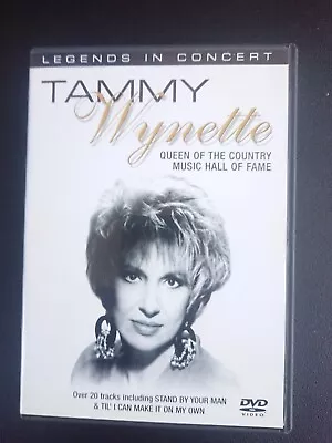 Tammy Wynette - DVD - Legends In Concert:Queen Of The Country Music Hall Of Fame • £1.95