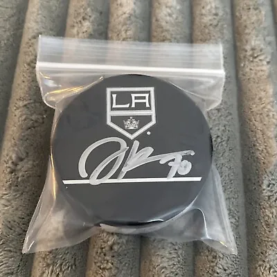 Joonas Korpisalo #70 Signed LA Kings Autographed Los Angeles Kings Hockey Puck 1 • $9.99