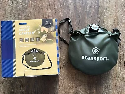 Stansport 260 Scout Aluminum Canteen 1 Qt Lightweight Leak Proof Cap New • $16.94