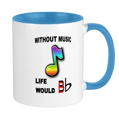 CafePress MUSIC NOTE Mugs 11 Oz Ceramic Mug (1480091197) • $14.99