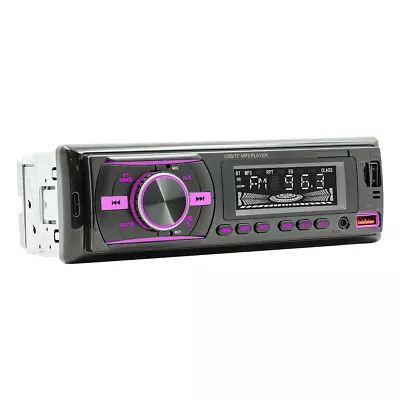 Bluetooth Single Din Radio Car Stereo MP3 Player Hands-Free Aux USB TF Head Unit • $45.13