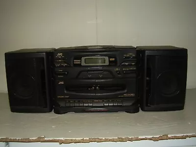 JVC PC-X130 Vintage Boombox 90s CD Cassette Player AM/FM  Parts Or Repair Used • $24.95