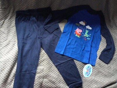 £5.99 • Buy Peppa Pig George Boys Pjs Pajamas Nightwear 2-3 Years