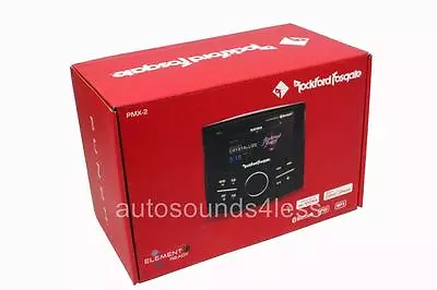 $419.99 • Buy Rockford Fosgate PMX-2 USB/MP3 Marine UTV BOAT Digital Media Receiver FM Player