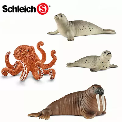 SCHLEICH Wild Animal Kingdom OCEAN  - WHALES WALRUS SEALS ETC - Choice Of 11 • £5.99