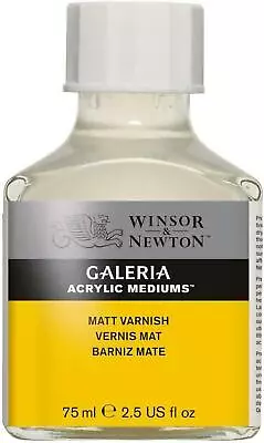 WINSOR & NEWTON Galeria Acrylic Matt Varnish - 75ml - 250ml - 500ml • £10.19