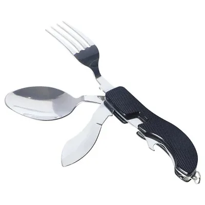 Foldable Cutlery Portable Camping Outdoor Cooking Table Wear Equipment • £9.60