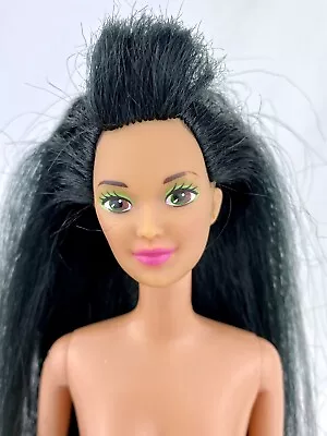 Vintage 1980 KIRA MIKO Barbie Doll Black Hair Brown Green Eyes Bent Leg ~ READ • $8.95