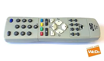 £6.99 • Buy Genuine Original Jvc Rm-c1502  Tv Vcr Dvd Remote Av28r47sk Av32r57sk- No Back 