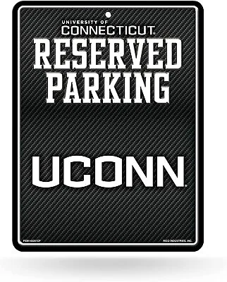 University Of Connecticut Huskies Metal Parking Novelty Wall Sign 8.5 X 11... • $16.79