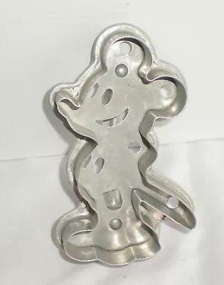 Vintage Mickey Mouse Cookie Cutter Aluminum Flat Back No Rust • $13