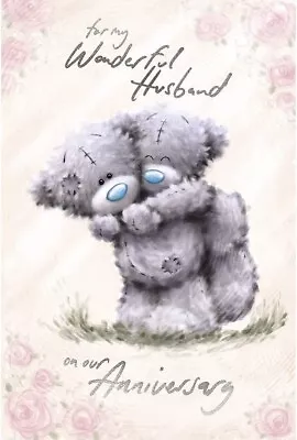 Me To You Wonderful Husband Anniversary Card Tatty Teddy • £4.25