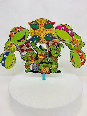 £6.99 • Buy Teenage Mutant Ninja Turtles, Birthday Cake Topper Display (unofficial) 