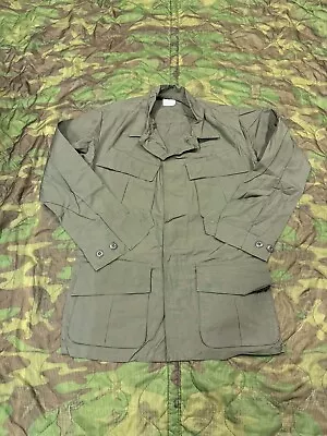 NOS Vietnam War Jungle Fatigue Jacket Poplin R/S DSA 1970 X Small Short  • $130