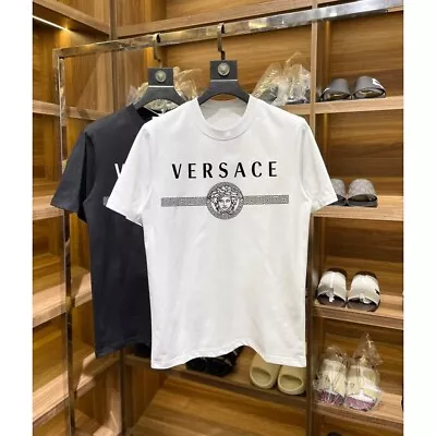 HOT SALE! Versace Logo Printed Fanmade T-Shirt Unisex Shirt Full Size US S-5XL • $20.99