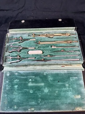 Vintage DORIC K & E KEUFFEL & ESSER Favorite N9526 Mechanical Drafting Tool Set • $49.95