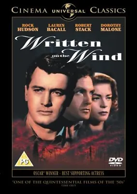 Written On The Wind DVD (2005) Rock Hudson Sirk (DIR) Cert PG Amazing Value • £3.39