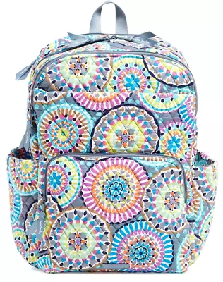 Vera Bradley Essential Large Backpack Sunny Medallion NWT • $85