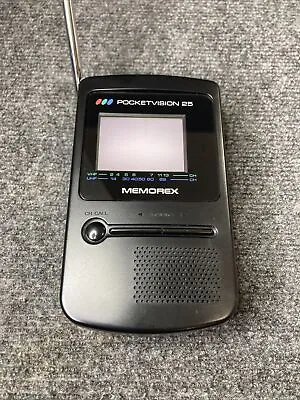 90s Movie Prop Vintage Memorex Pocketvision 26 LCD Color TV  Not Digital • $12.88