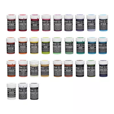 £4 • Buy Sugarflair Pastel Edible Concentrated Paste Gel For Food Cake Cup Icing Colour