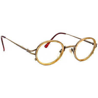 Matsuda Vintage Eyeglasses 2835 Antique Gold Round Frame Japan 43[]24 145 • $499.99