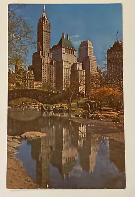 Vintage Postcard Fifth Avenue Hotels New York City • $5.75