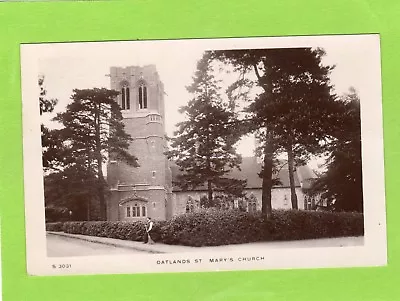 Oatlands St Mary's Church Nr Weybridge Walton On Thames RP Pc Used 1909 Ref D415 • £7.50