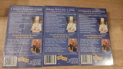 Master Chef Milos Cihelka-3 VHS  + Fish & Seafood Set Vintage-New/Sealed • $9