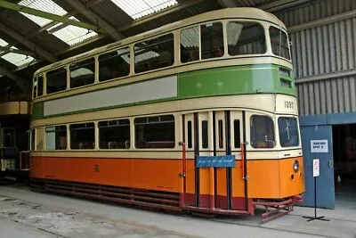 £1.80 • Buy Photo 6x4 Glasgow  Cunarder  Tram No. 1297 At Crich Glasgow Corporation C2009