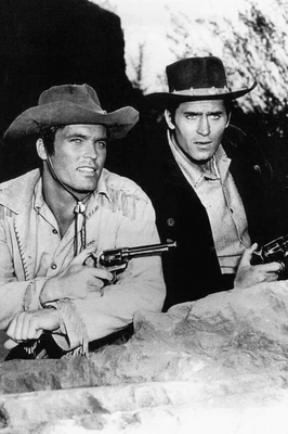 $29.99 • Buy Cheyenne Clint Walker Ty Hardin With Guns Bronco Tv Western Stars 24x36 Poster