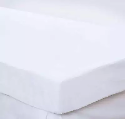 Premium Terry-Cotton Mattress Protector With 100% Water Resistant Fabric Ultra • $24.31