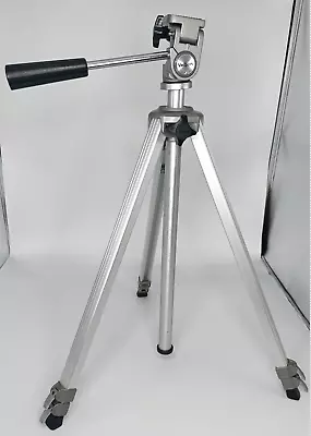 Velbon Tripod HE-3 Camera Tripod Lightweight Aluminium 45cms To 95cms Tall • £12