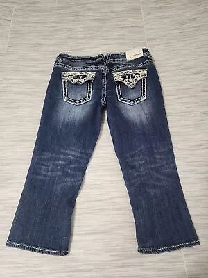 Vigoss The New York Capri Blue Jeans Womens Size 11/12 - M1372 • $19.99