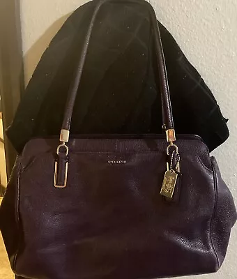 Vintage Coach Kimberly Gem Bag!  Beautiful Dark Lavender Color • $59.99