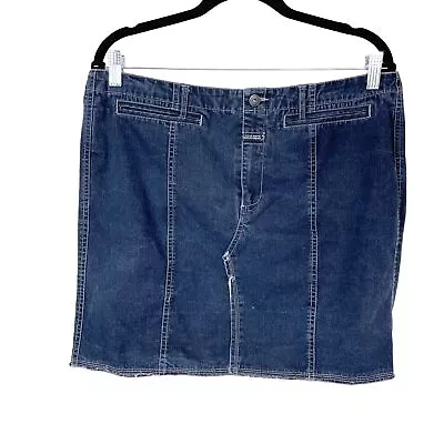 Le Jeans De Marithe Francois Girbaud Woman's 32 Dark Wash Denim Mini Skirt Y2K • $23.97