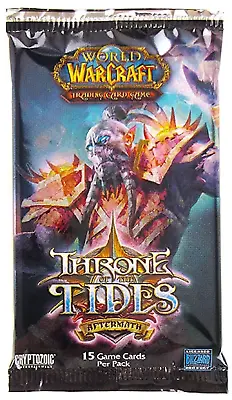 * Throne Of The Tides * Booster Pack New Sealed WOW Swift Shorestrider Loot? • $12.45