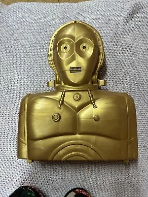 Vintage 1996 Star Wars Kenner C-3PO Talking Action Figure Carrying Case NOT WORK • $22