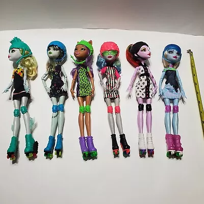 First Wave 6 Monster High Skultimate Roller Maze Dolls Clawdeen Ghoulia Frankie • $180