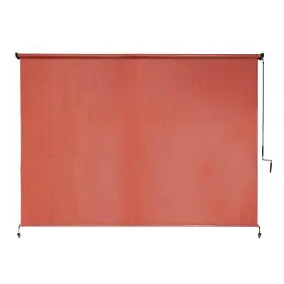 Coolaroo Exterior Roller Shade Terracotta Fade Resistant 96 In. W X 72 In. L • $89.58