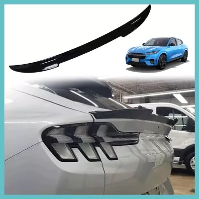 AOSKonology For Mustang Mach E Rear Spoiler Trunk Spoiler Wing (V2 Glossy Black) • $118.99