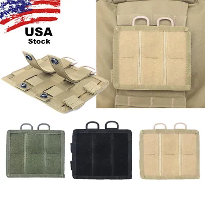 Hook&loop Panel Board MOLLE Patch Converter Adapter For Tactical Vest Pouch Bag • $8.99