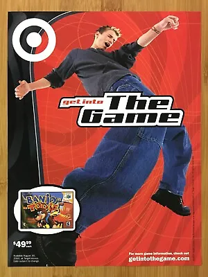 £14.72 • Buy Banjo-Tooie N64 Nintendo 64 2000 Print Ad/Poster Official TARGET Game Promo Art!