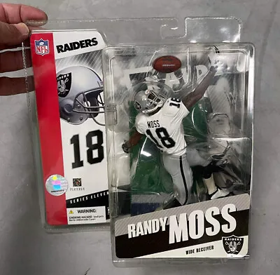 McFarlane Randy Moss Oakland Raiders #18 NFL Series 11 Action Figure 2005  • $45.54